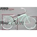Anti-Rust Aluminum frame  Fito Modena II Alloy Single 1-speed women's 26" Urban Beach Cruiser Bike Bicycle - B01F0L5792